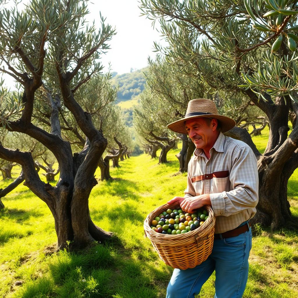 Olive harvest in Tuscany